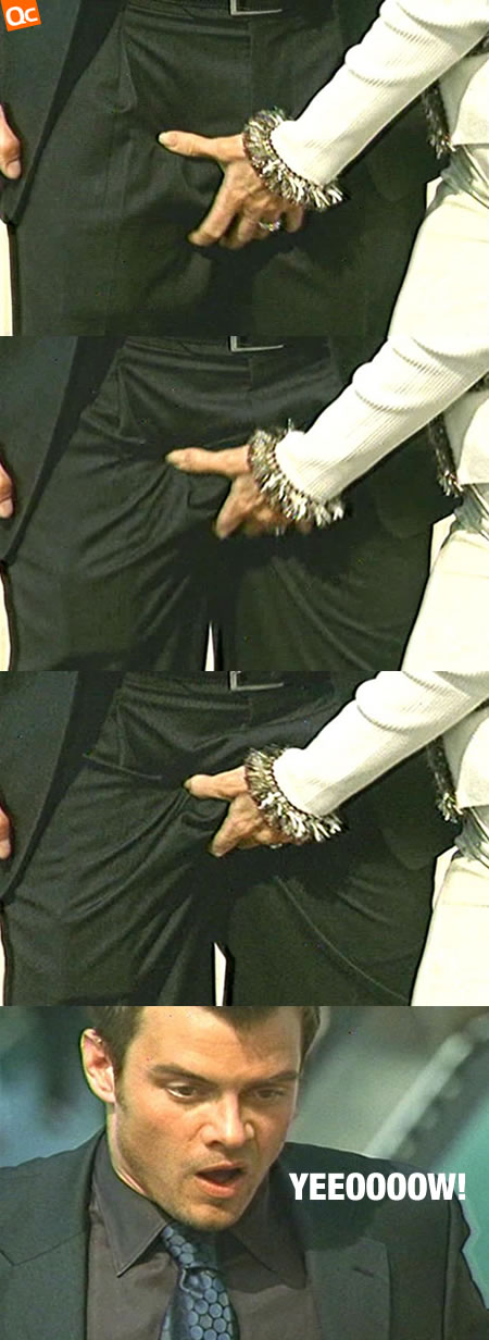 Josh Duhamel gets groped!