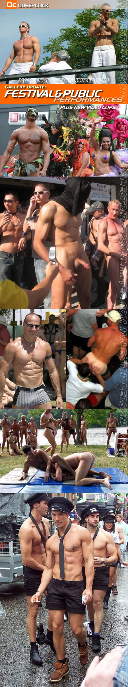 Festival & Public Performances @ MaleStrippersUnlimited.Com