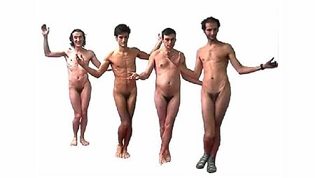 Naked French men behaving weirdly