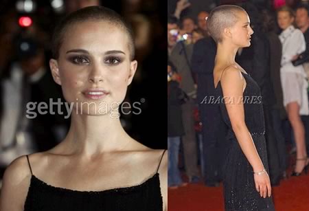 Bald Natalie!