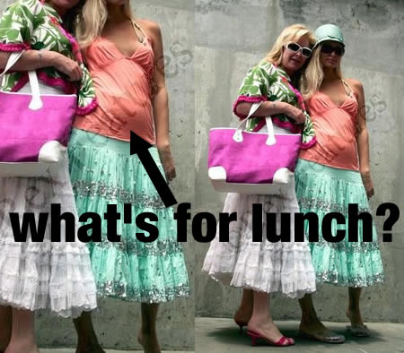 Paris Hilton looks bloated!
