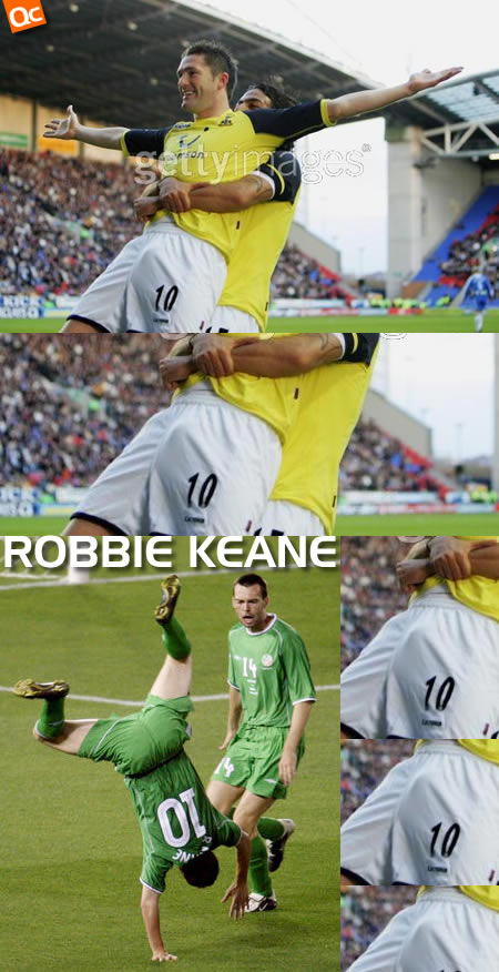 Robbie Keane Bulge Robbie Keane started his football with South Dublin 