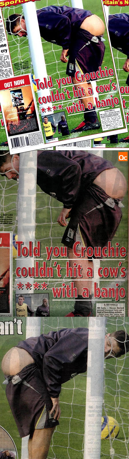 Steven Gerrard's Ass