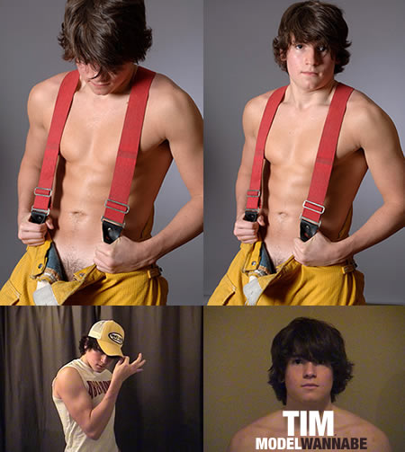 Tim the wannabe model is back