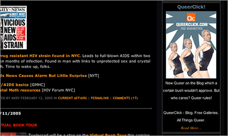 QC Banner on Towleroad