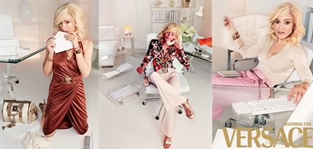 Versace 2005 Spring Campaign featuring Madonna