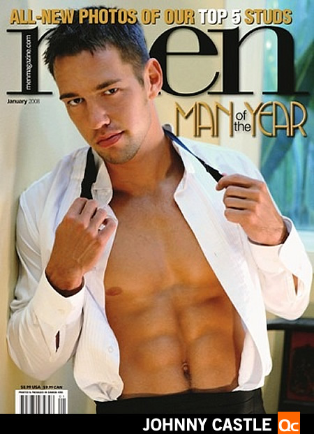Johnny Castle is Men Magazine's Man of the Year