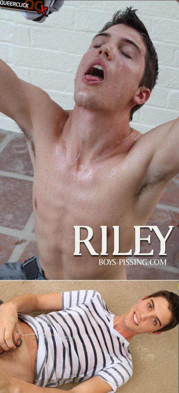 boys pissing riley