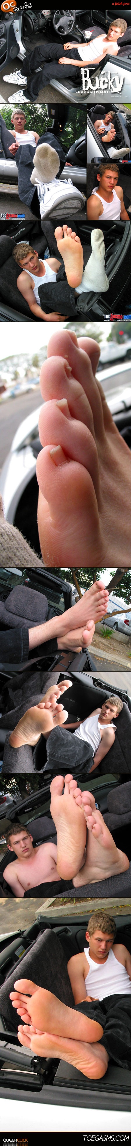 see his toes up close and personal