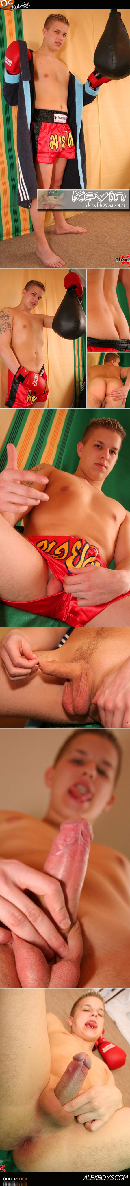 beneath the boxer's shorts