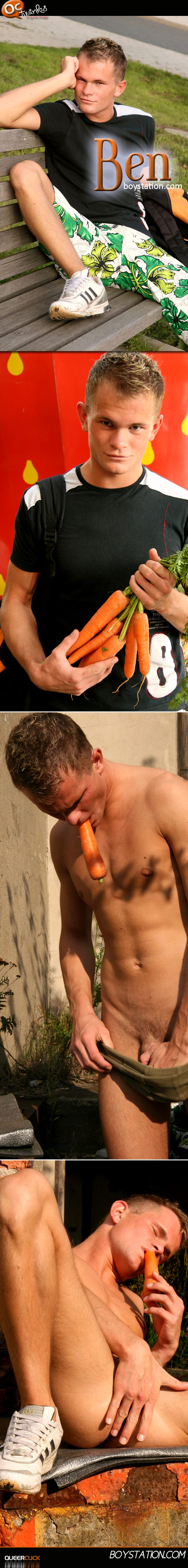 getting his fill of carrots