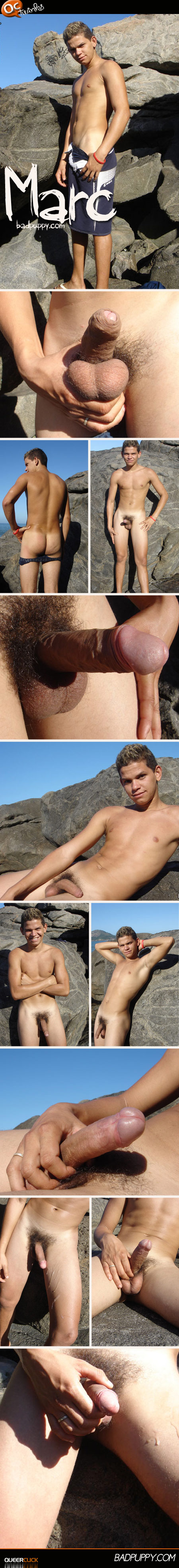 naked and hard in the summer sun