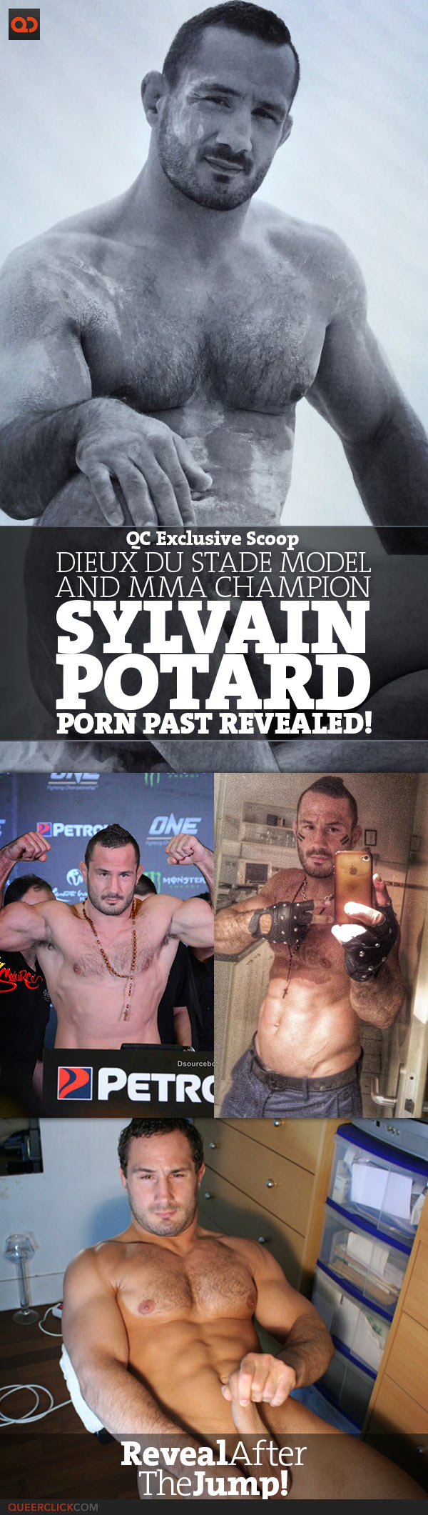 QC Exclusive Scoop:  Dieux Du Stade Model And MMA Champion Sylvain Potard Porn Past Revealed!