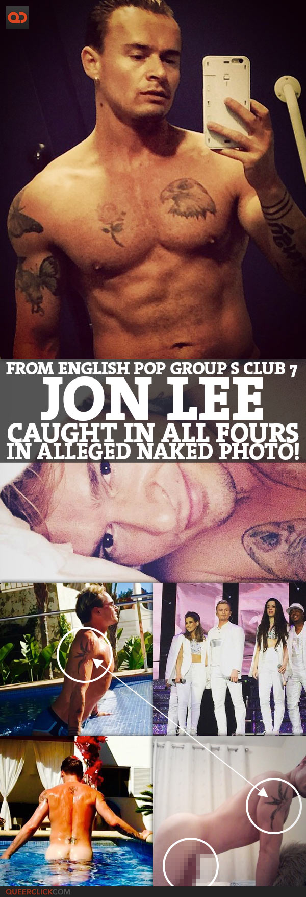 Jon Lee From English Pop Group S Club 7 Caught On All Fours In Alleged Naked Photo Queerclick