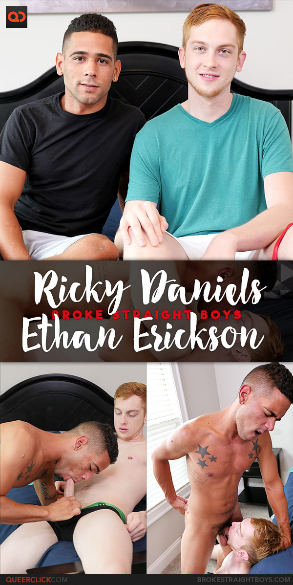 Broke Straight Boys: Ricky Daniels Fucks Ethan Erickson - Bareback