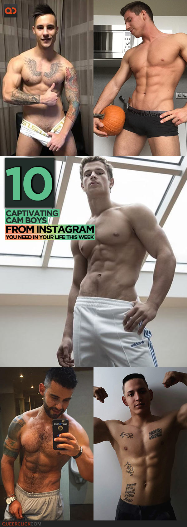 10 Captivating Cam Boys From Instagram You Need In Your Life This Week!