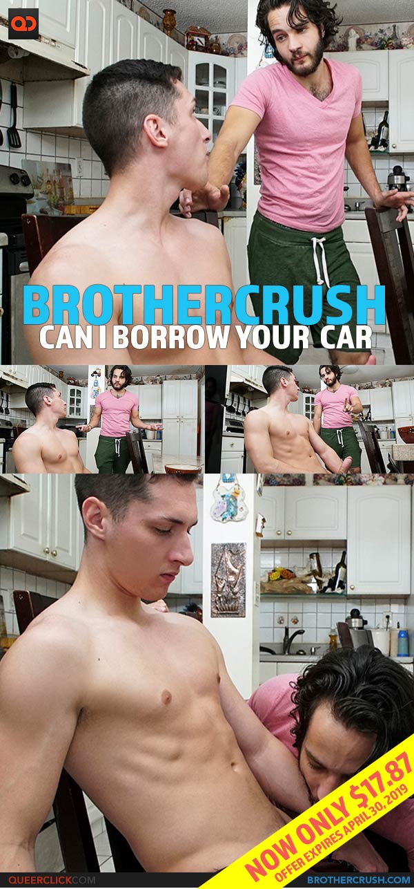 Brother Crush: Can I Borrow Your  Car - Aaron (Dante Drackis) - Tristan (Tristan Hunter) 