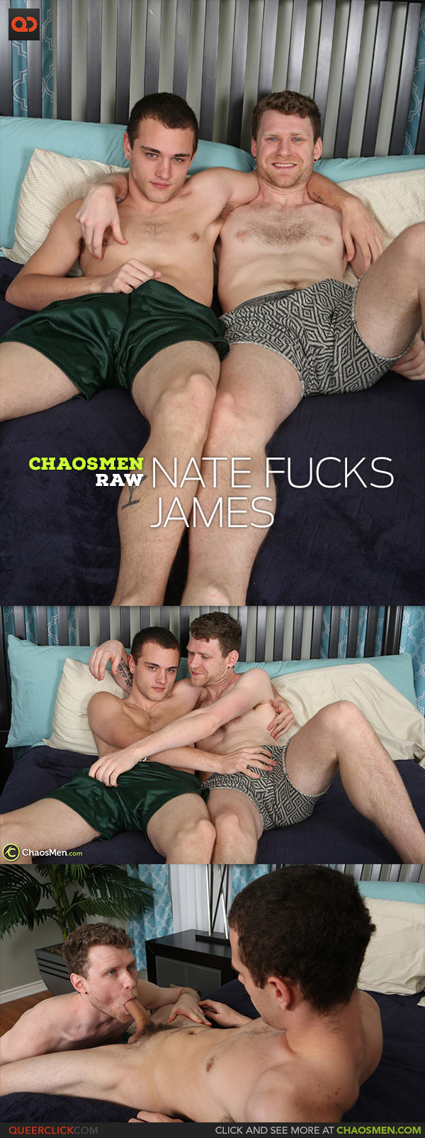 ChaosMen: Nate Drow Fucks James Dawn - Bareback
