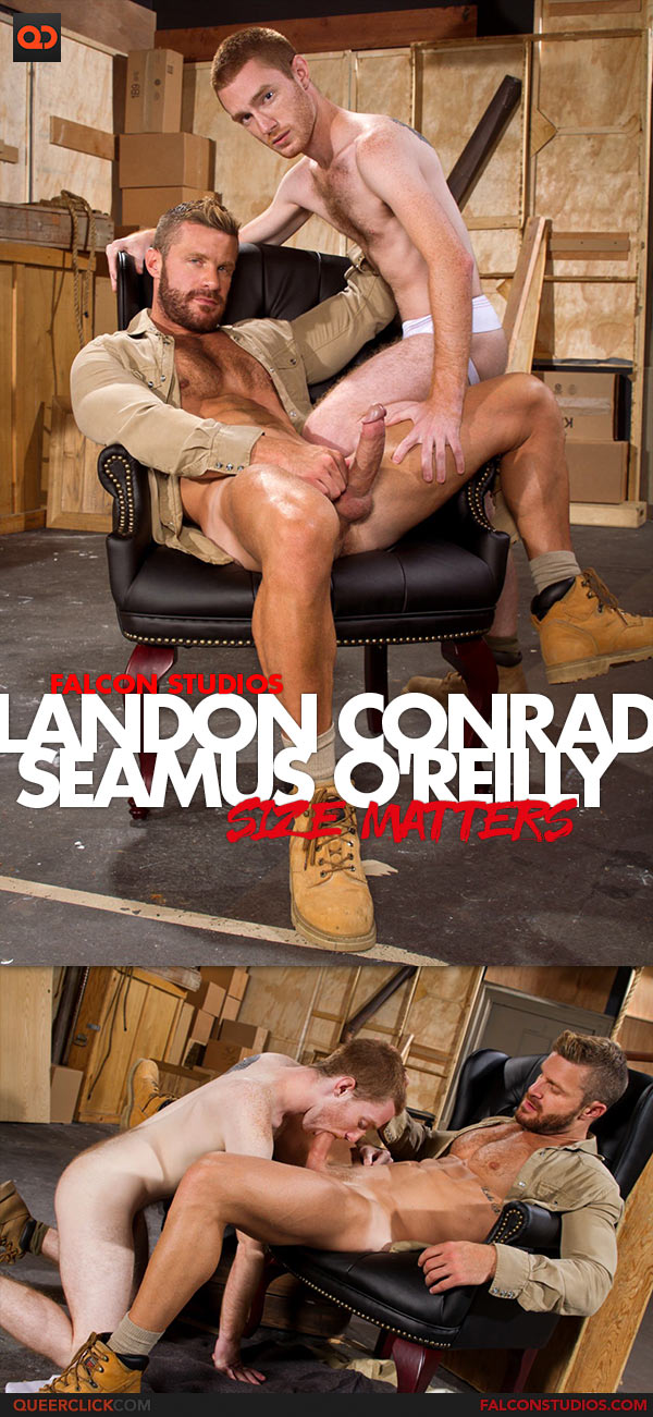 Falcon Studios: Landon Conrad Fucks Seamus O'Reilly - Size Matters