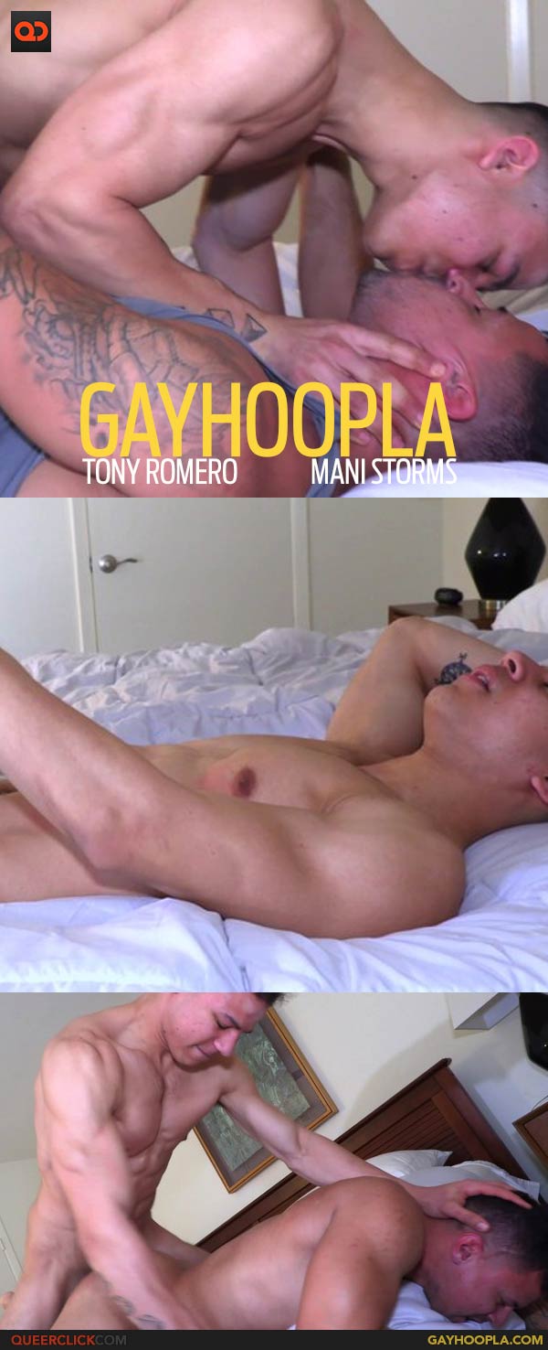 GayHoopla: Mani Storms Fucks Tony Romero