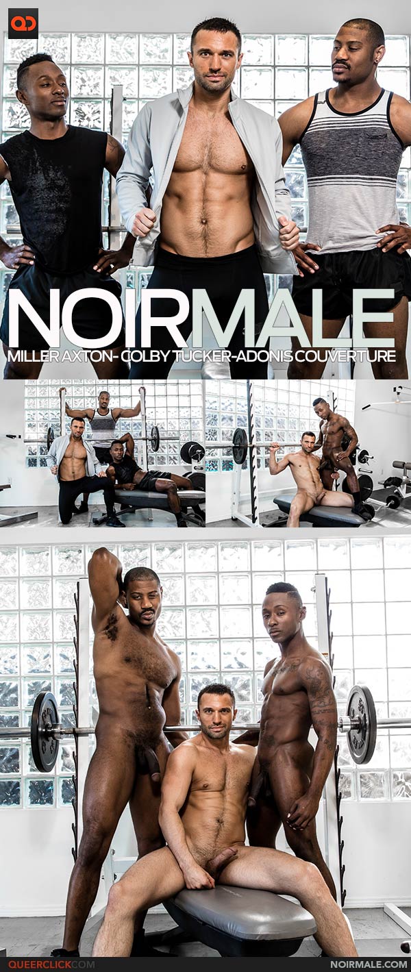 Noir Male: Miller Axton, Colby Tucker and Adonis Couverture