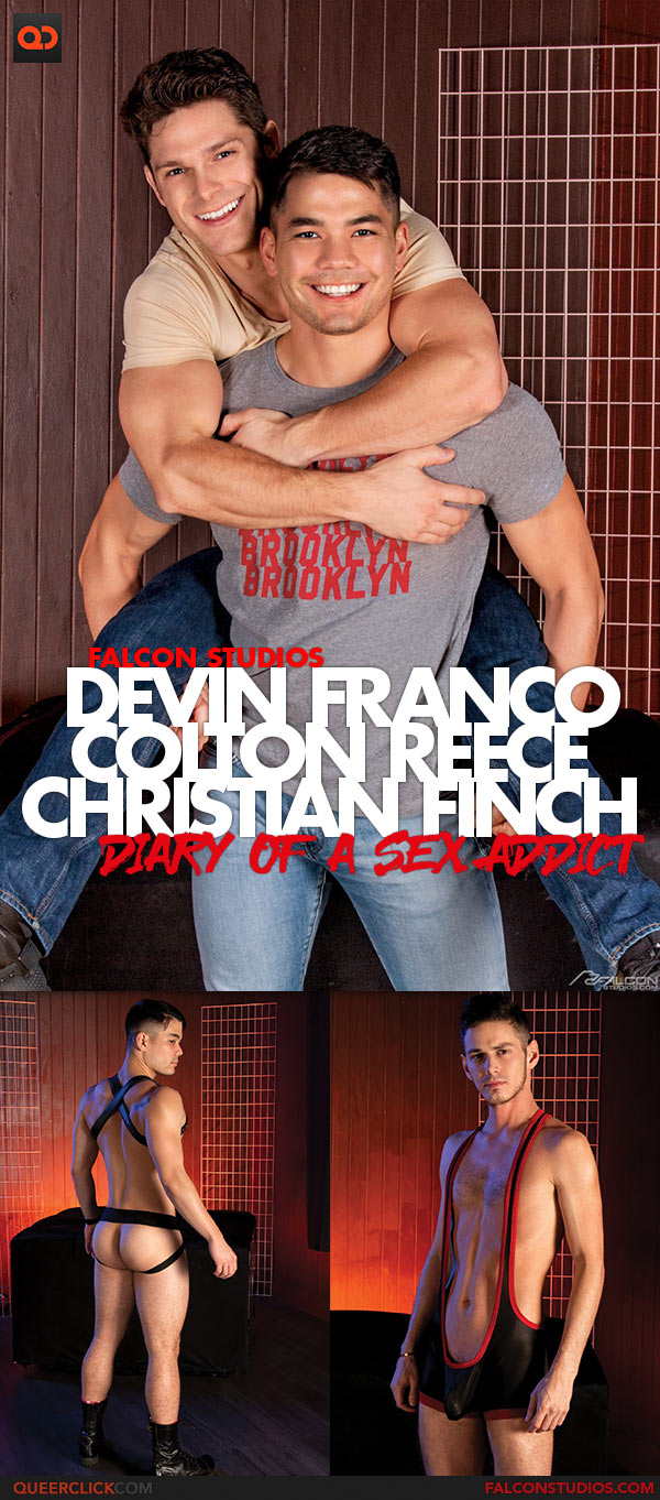 Falcon Studios: Devin Franco, Colton Reece and Christian Finch Bareback Threesome - Diary of a Sex Addict