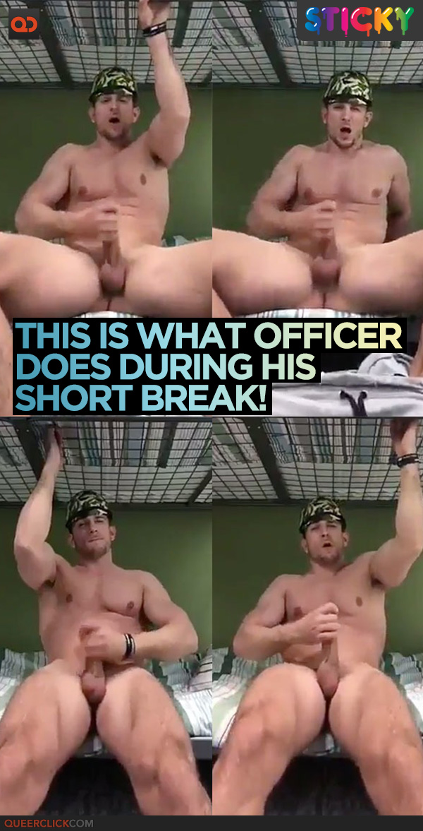This is What This Officer Does During His Short Break!
