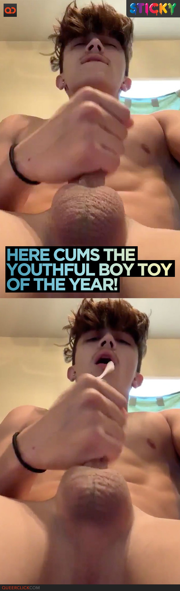 Here Cums The Youthful Boy Toy Of The Year!