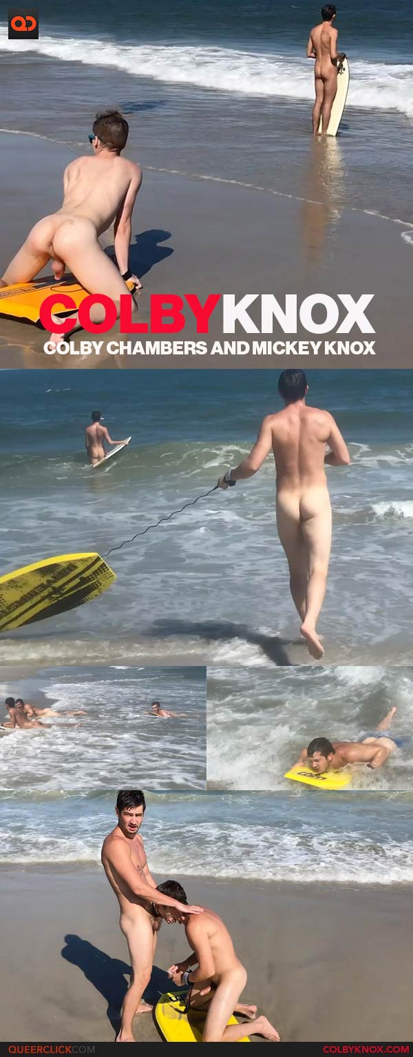 Beach Fuck With Colby Chambers and Mickey Knox