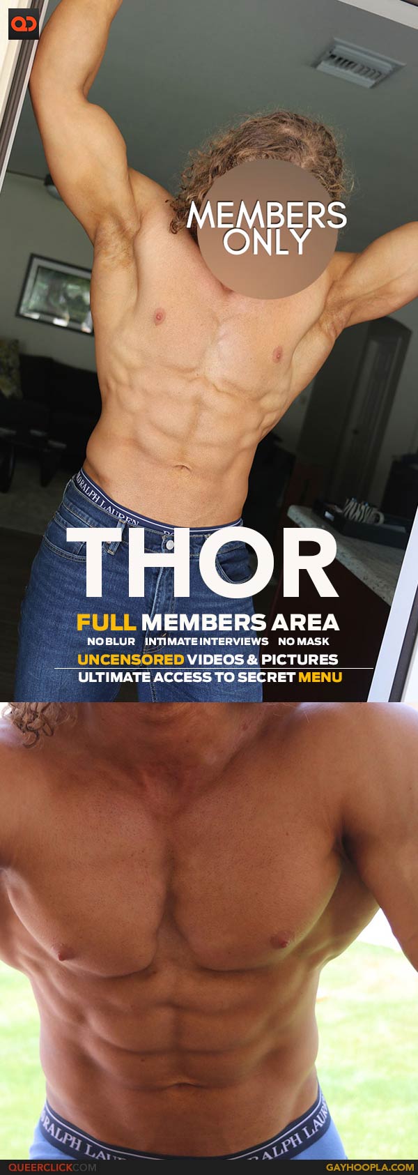 GayHoopla: Thor Jerks Off