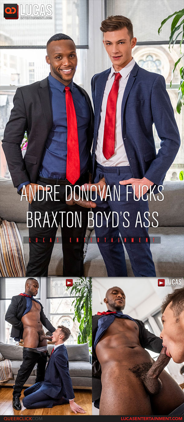 Lucas Entertainment: Andre Donovan Fucks Braxton Boyd - Bareback