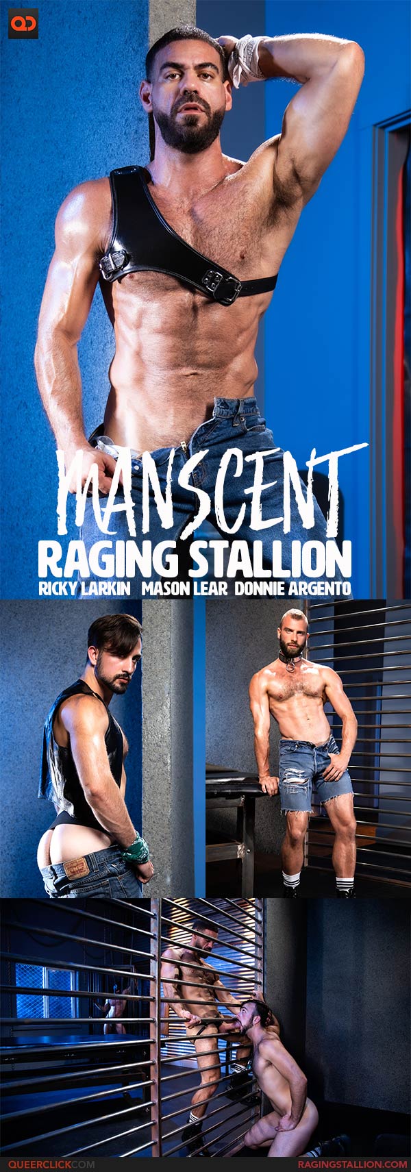Raging Stallion:  Ricky Larkin, Mason Lear and Donnie Argento