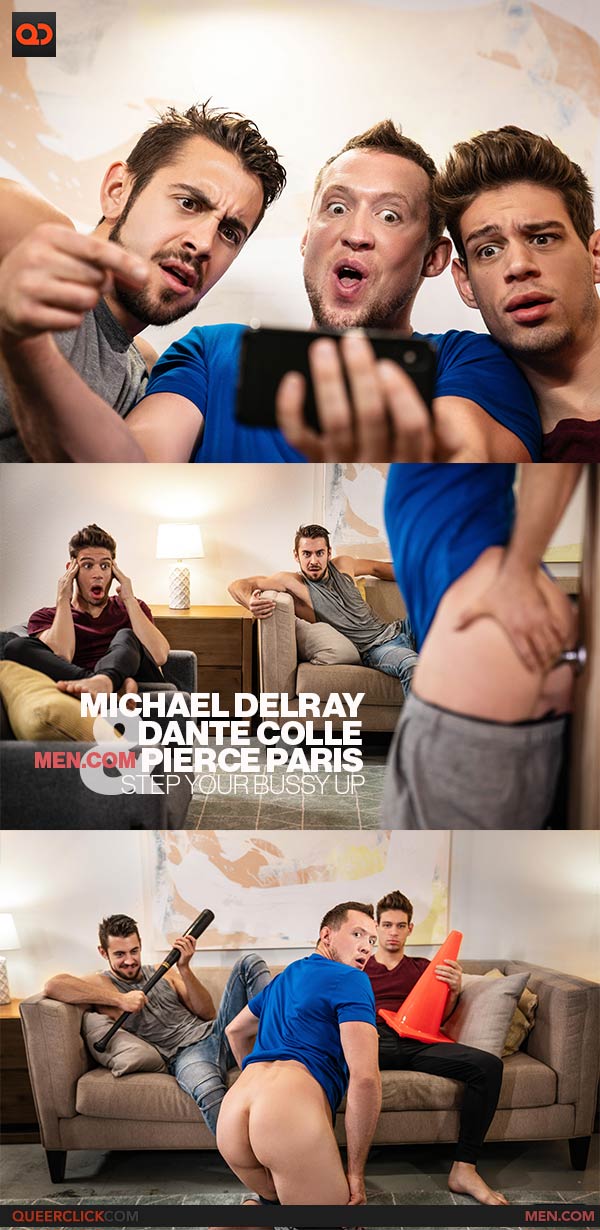 Men.com: Pierce Paris, Dante Colle and Michael DelRay