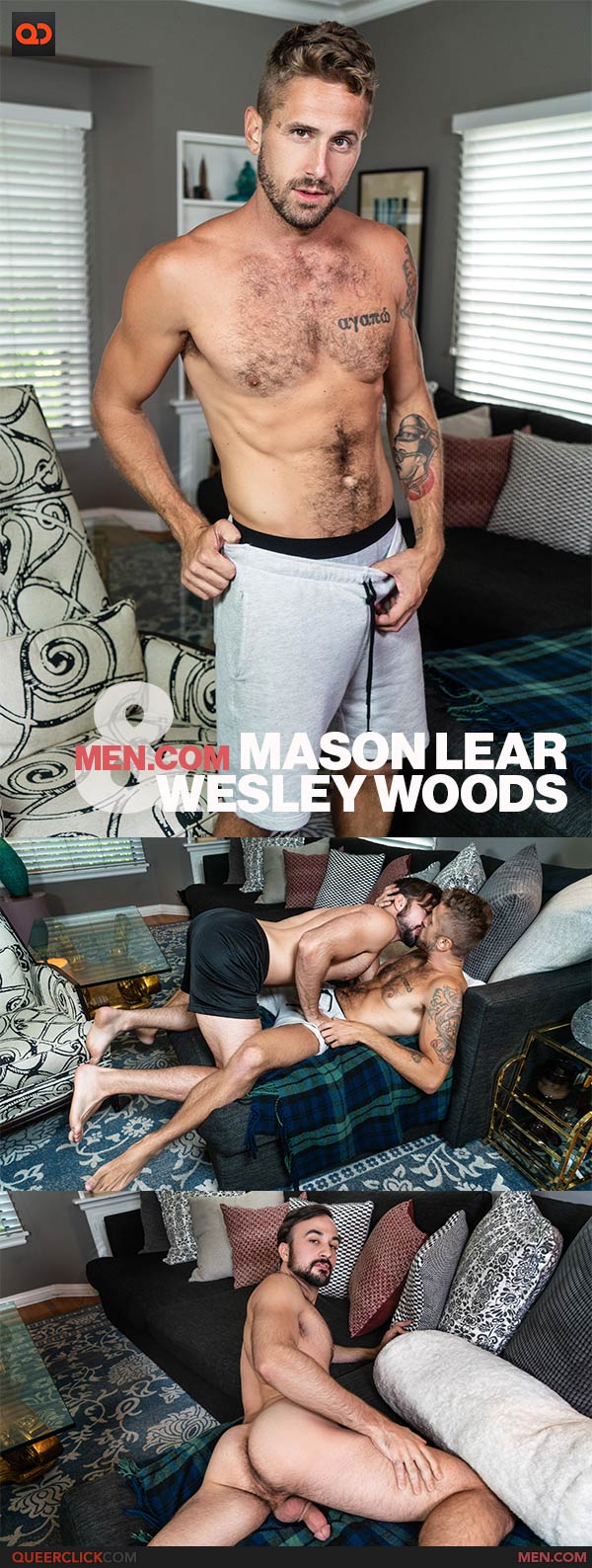 Men.com: Mason Lear and Wesley Woods