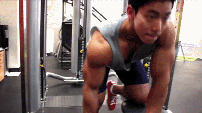 Korean Hunk Working Out