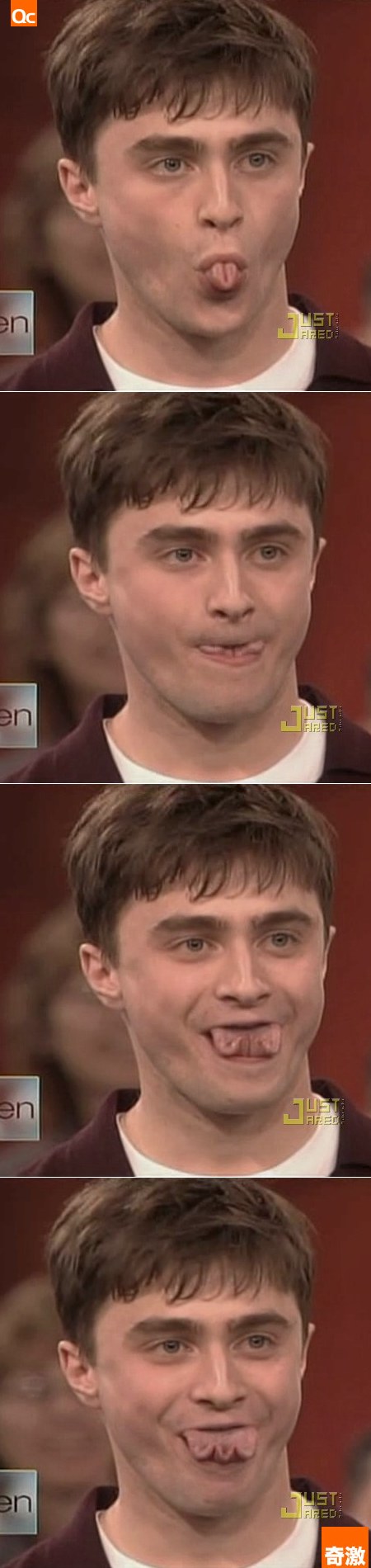 Daniel Radcliffe's Tonglented