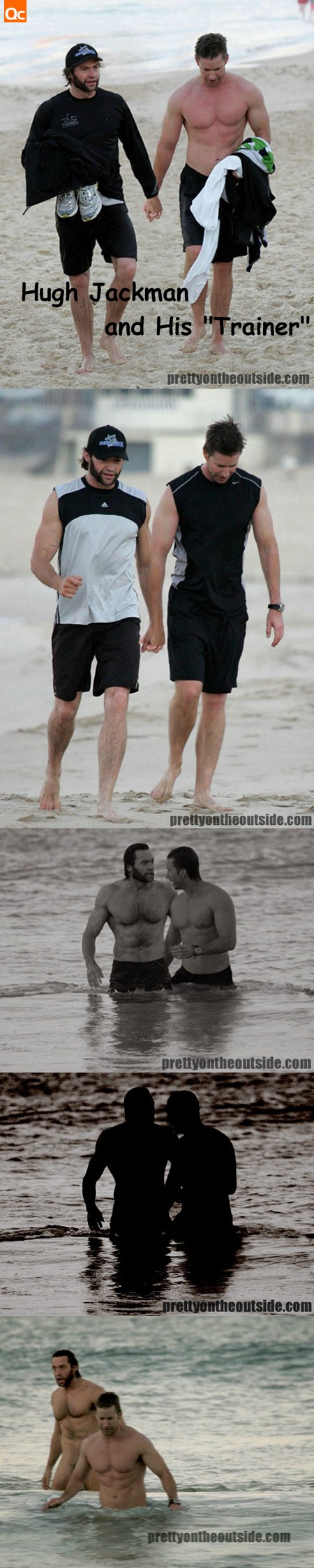 Hugh Jackman and His Trainer