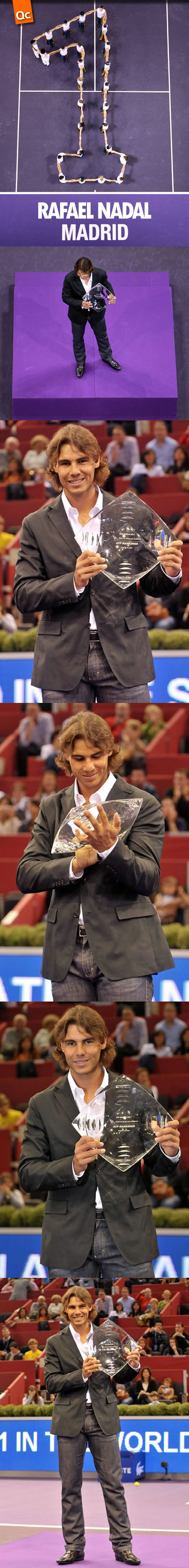 Rafael Nadal Recibió el Trofeo ATP 2008