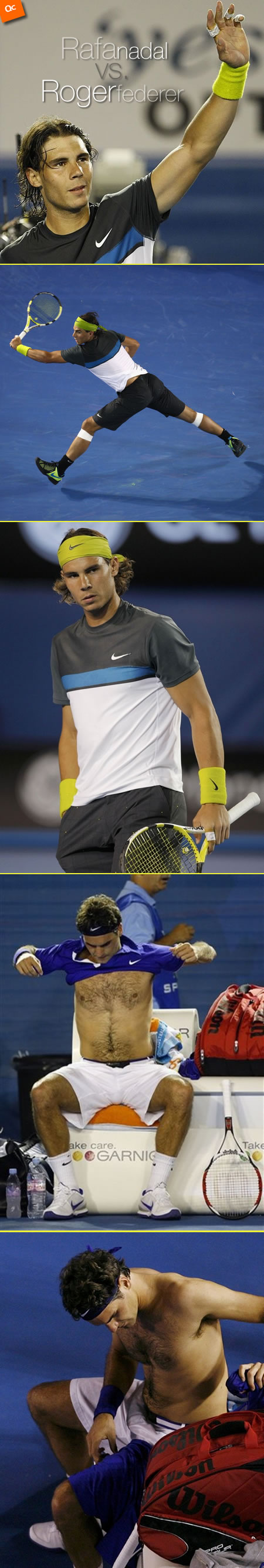 Rafael Nadal Vs. Roger Federer