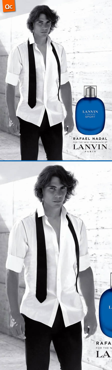 Rafael Nadal para Lanvin L'Homme Sport