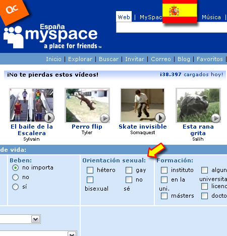 MySpace, en español