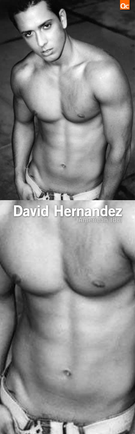 American Idol’s David Hernandez Nude - Partially.