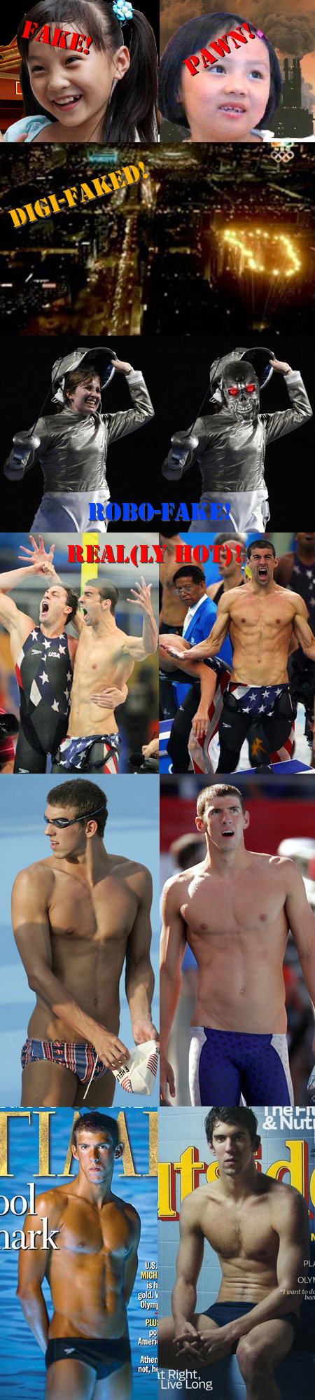 In a world of lies, Phelps is all we have left