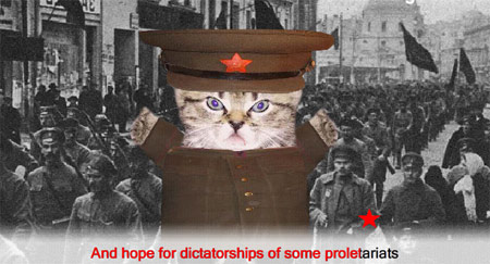 Thrursday's Ditty: Communist Christmas Cat