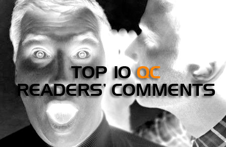 Top 10 QC Reader Comments