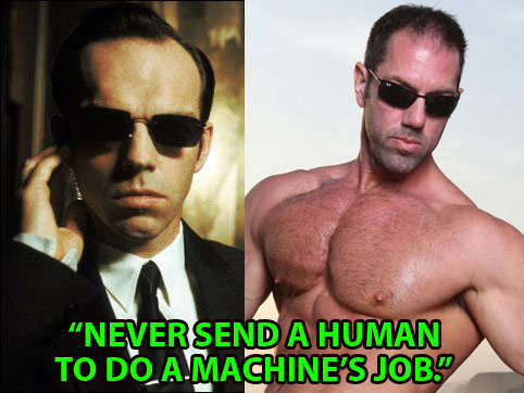 Agent Smith and Vin Rocco look so alike!