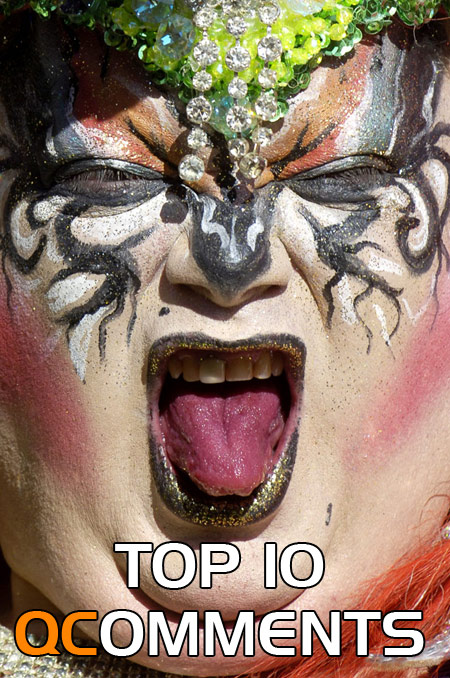 Top 10 QComments Scary Drag Mouth