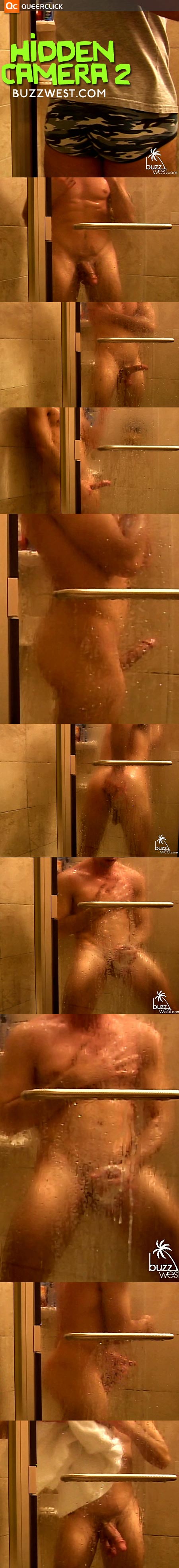Buzz West's Hidden Shower Cam