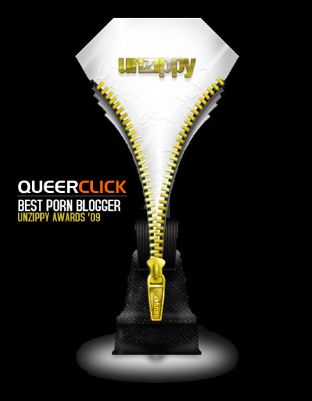 QueerClick wins Best Porn Blogger by Unzippy Awards