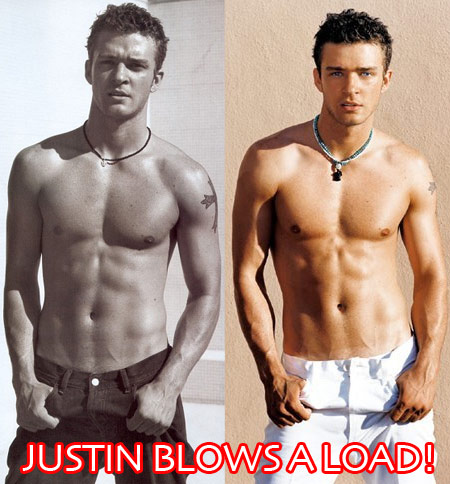 Justin Timberlake Blows A Load!!!